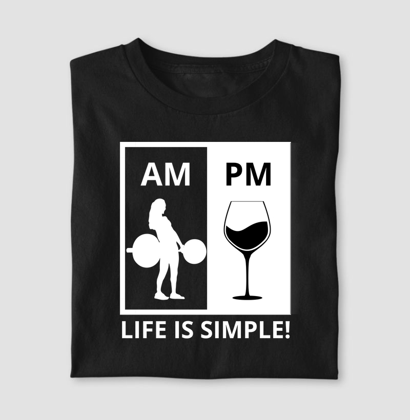Life is Simple - Cross & Wine