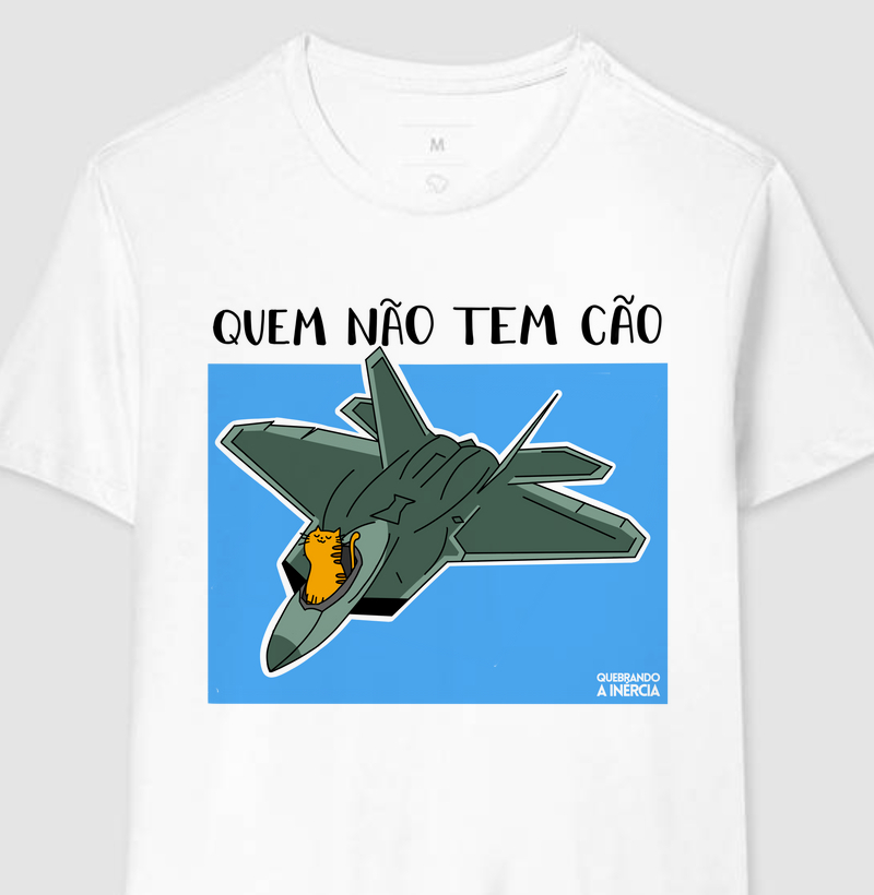 Camiseta Caça com gato