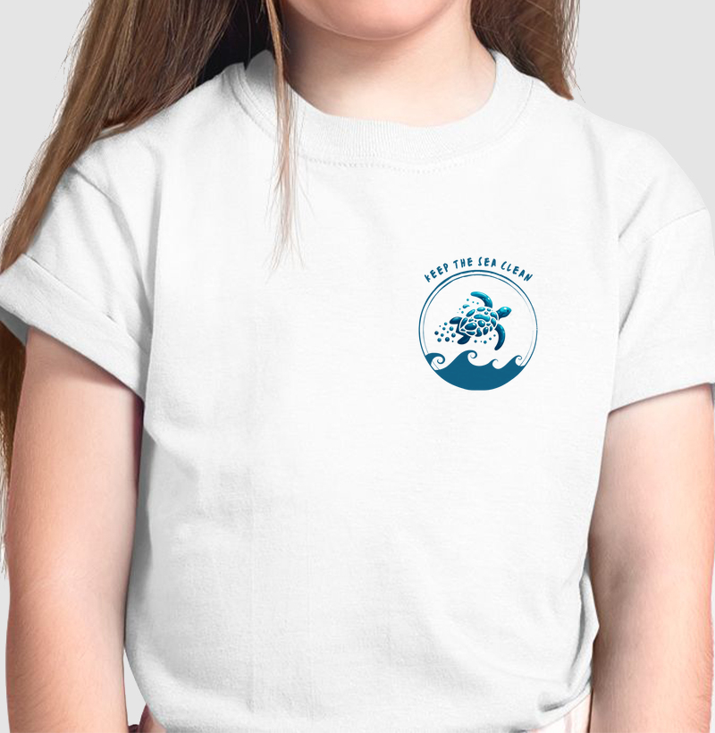 Camiseta Infantil Keep The Sea Clean