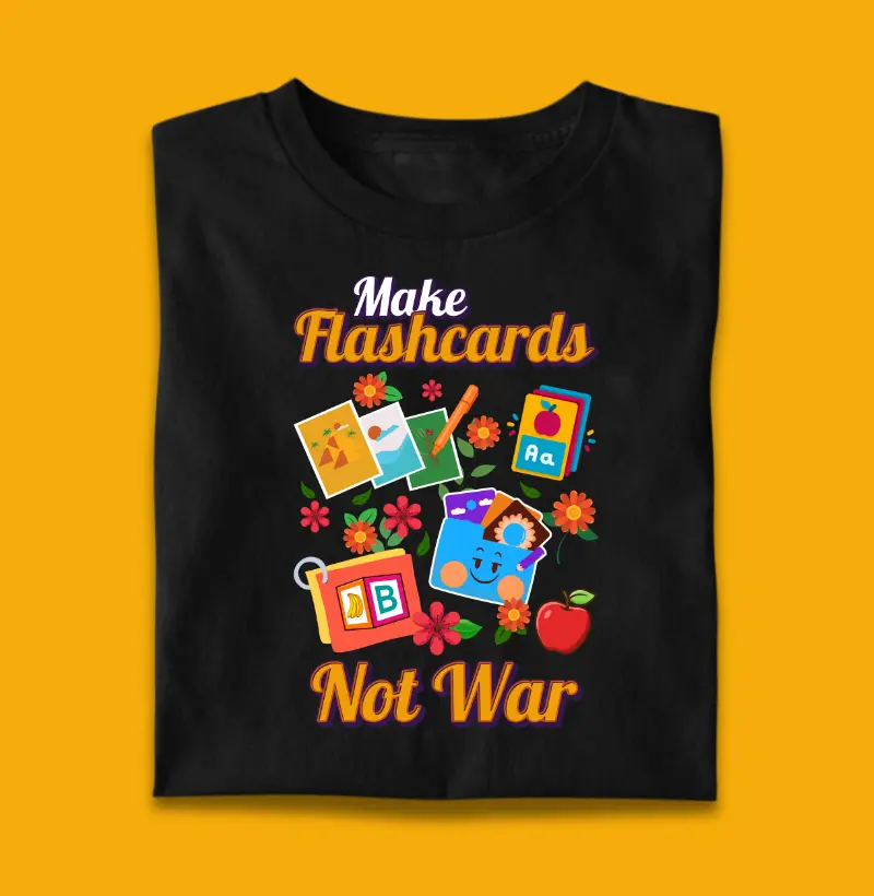 Make flashcards not war