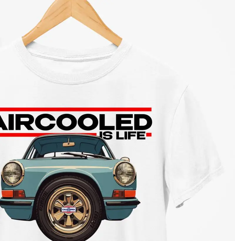 Camiseta Aircooled Ilustração Porsche Life Custom