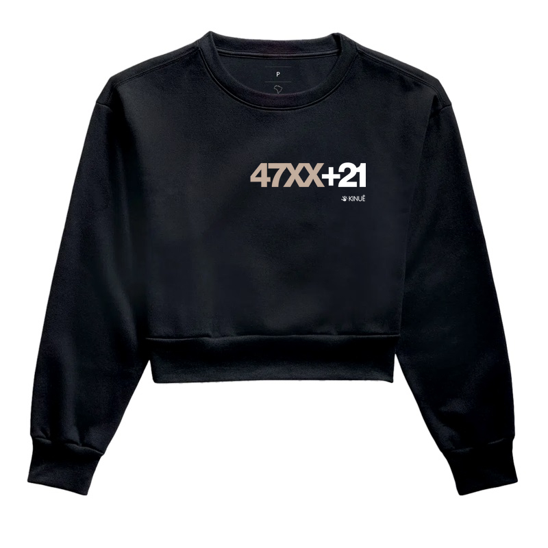 47XX+21 - Representação de exame cariótipo Síndrome de Down