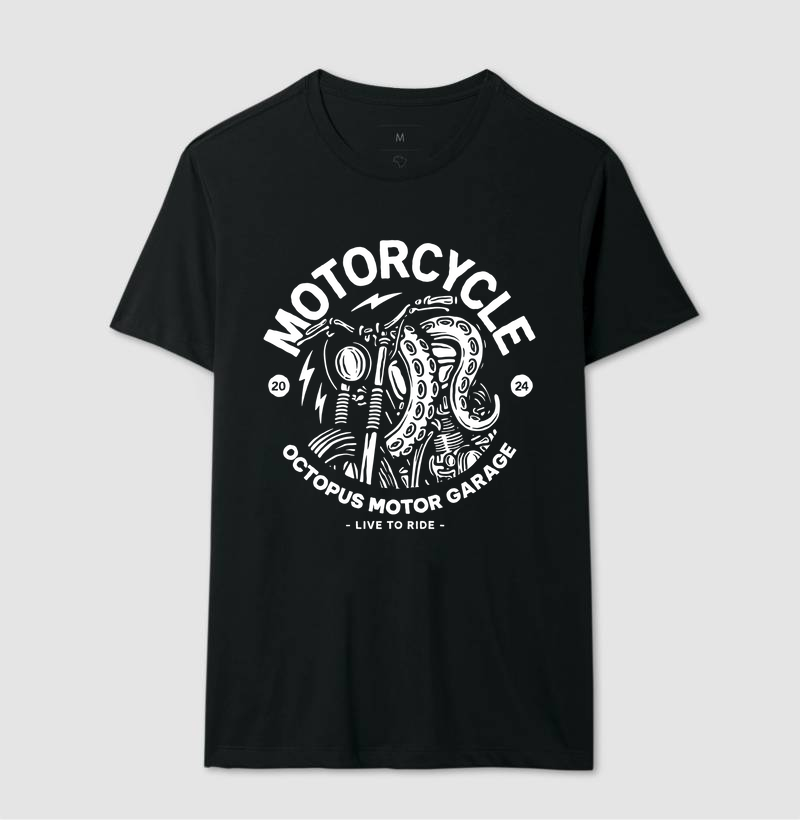 Camiseta Octopus Motorcycle OCT