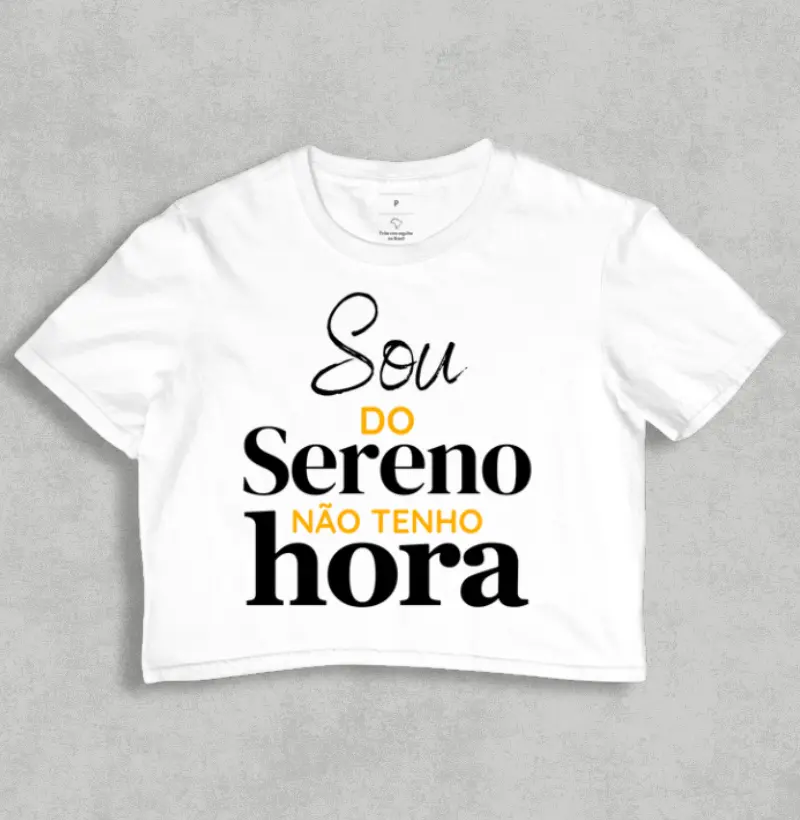 Sou do sereno não tenho hora