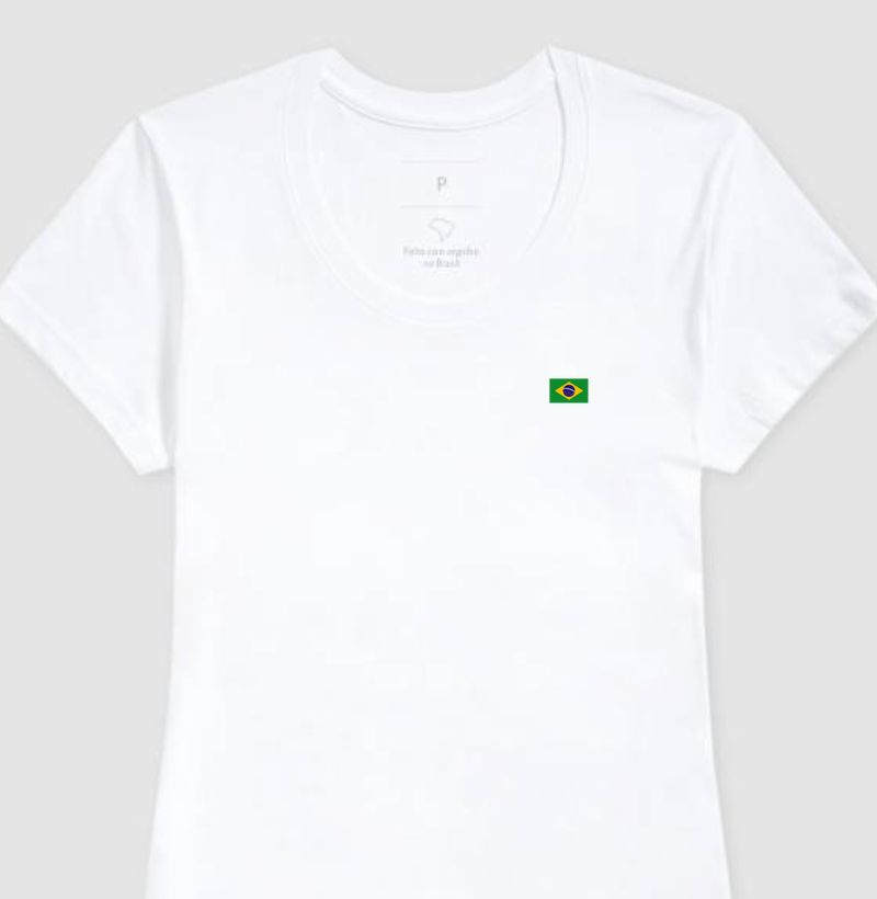 Brasil - camiseta feminina 