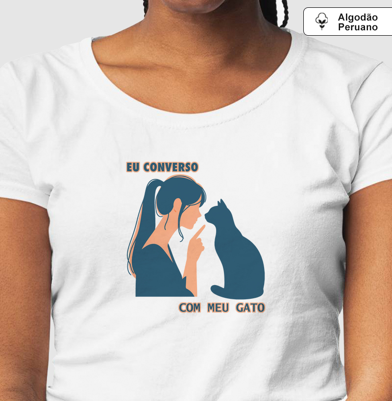 EU CONVERSO COM MEU GATO FEM.
