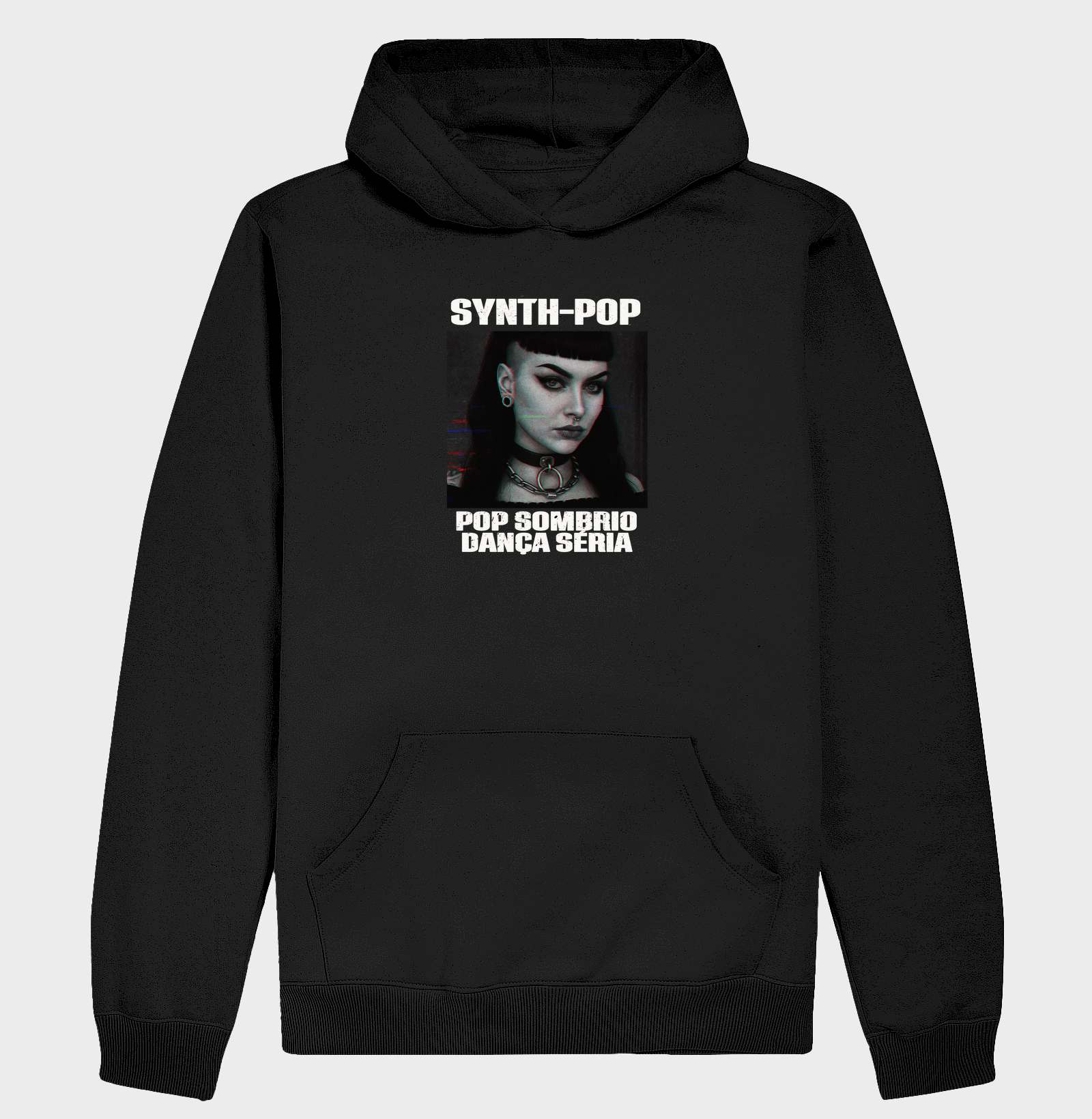 Camiseta Synth-Pop Sombrio