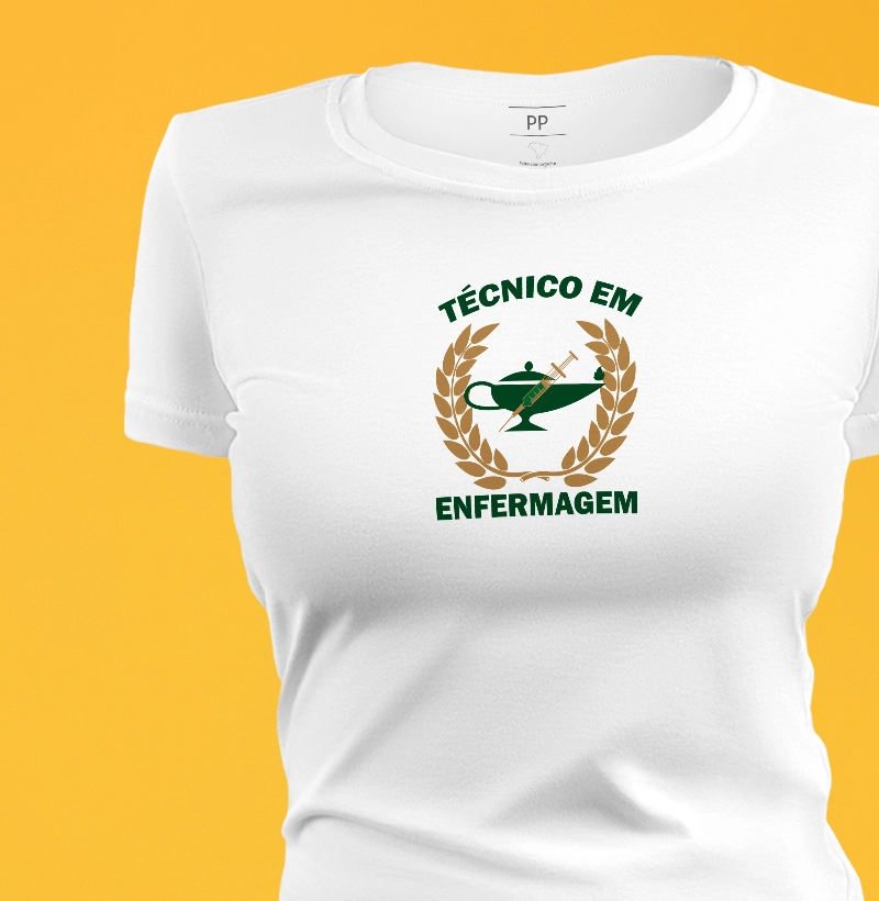 Camiseta Símbolo da Técnico em Enfermagem - feminina