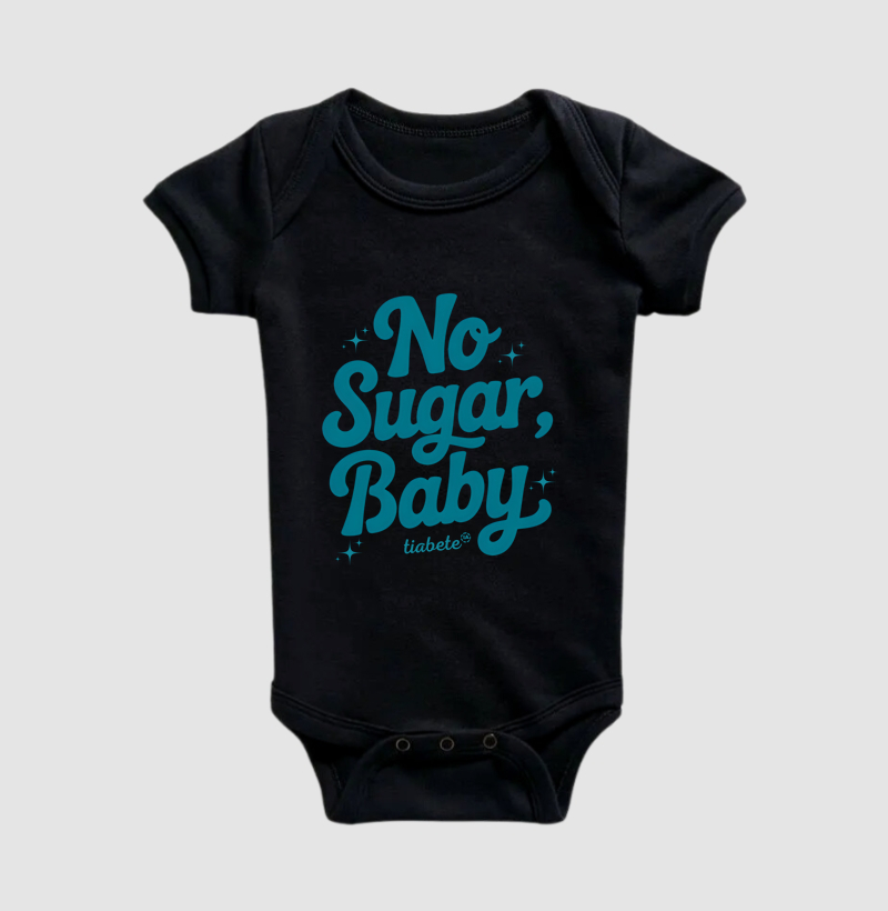 Body Infantil "No Sugar, Baby" - Tia Bete Veste
