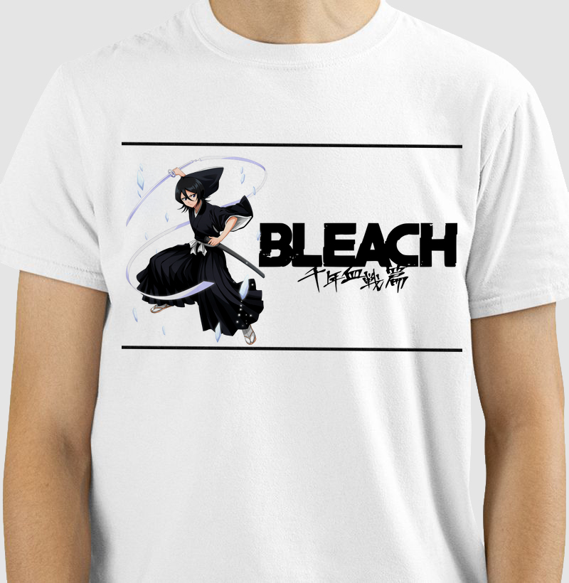 Camiseta Bleach – Rukia Kuchiki em Ação