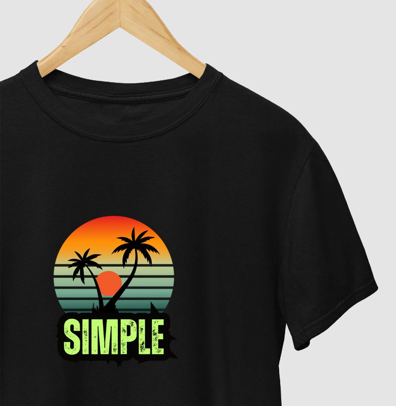 Camiseta masculina SIMPLE