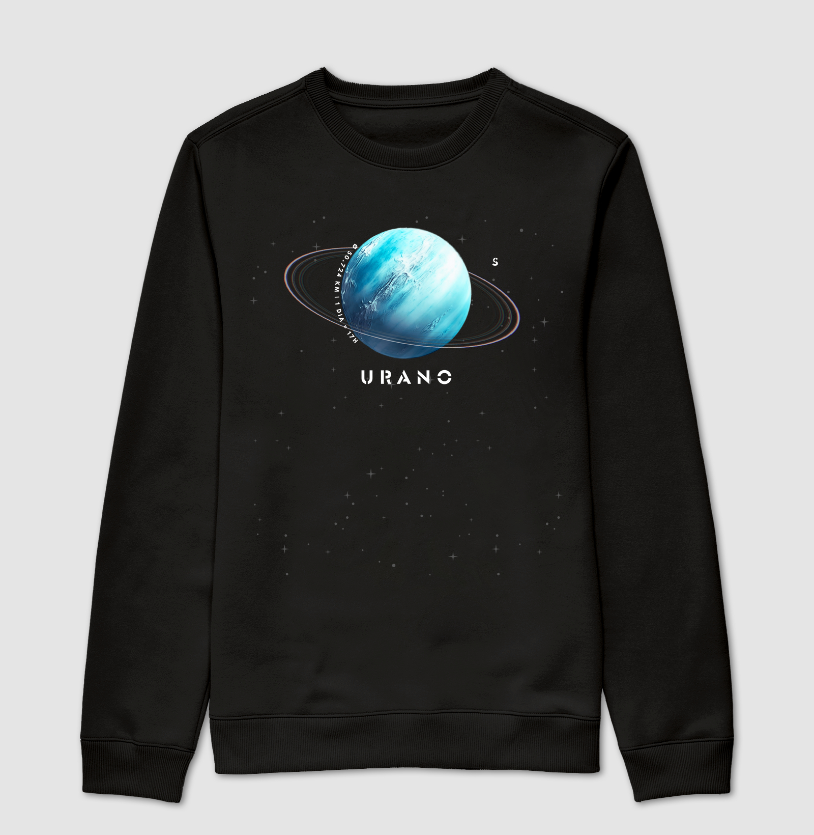 Urano, o Visionário Azul. Camiseta Supernova Estampada 