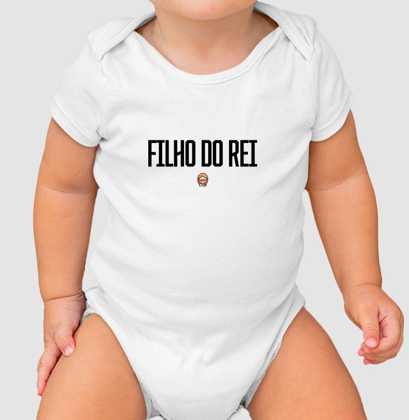 Filho do Rei | Body Infantil Cristão Loucos por Jesus