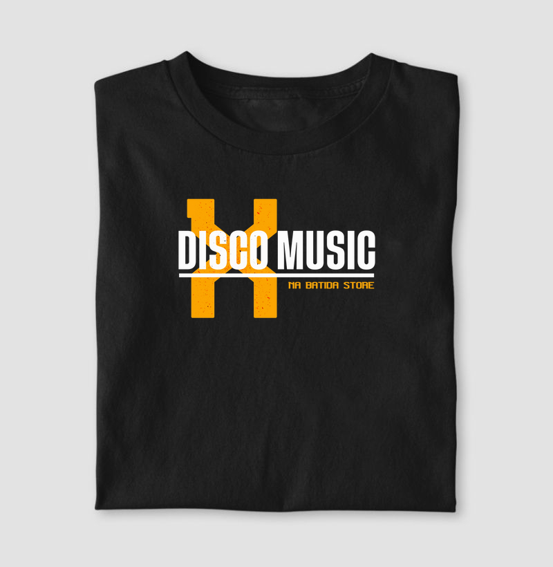 Camiseta Disco Music X