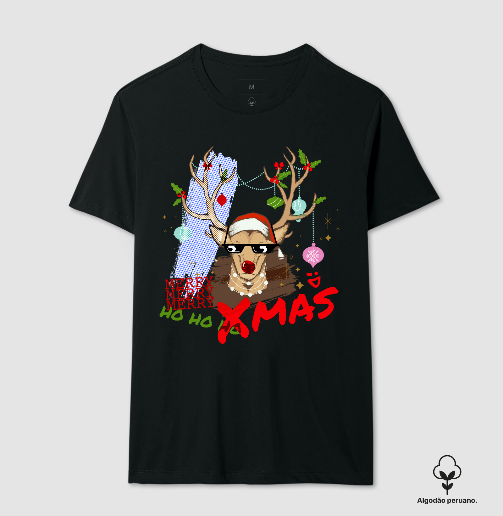 Camiseta Natal Rena Xmas