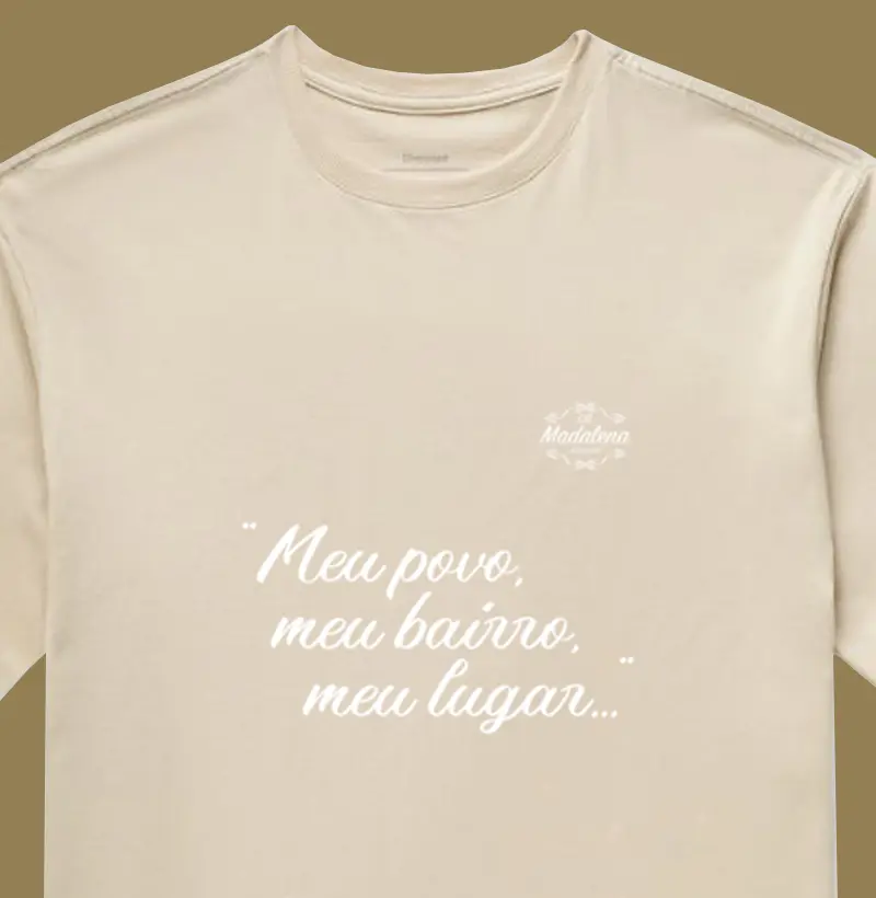 ¨Meu povo, meu bairro, meu lugar...¨ (Logo bolso)