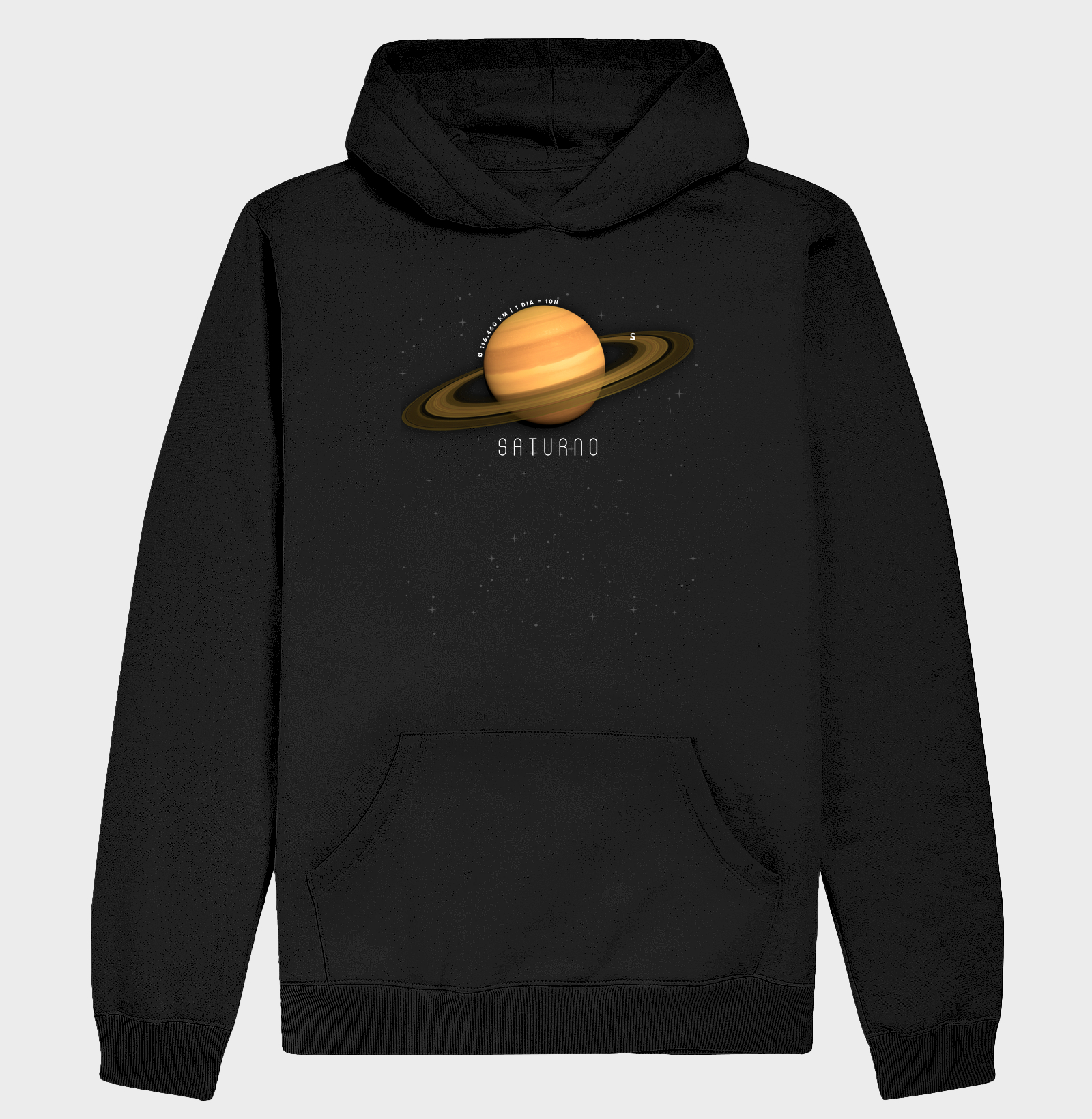 Saturno, o Senhor dos Anéis. Camiseta Supernova Estampada 