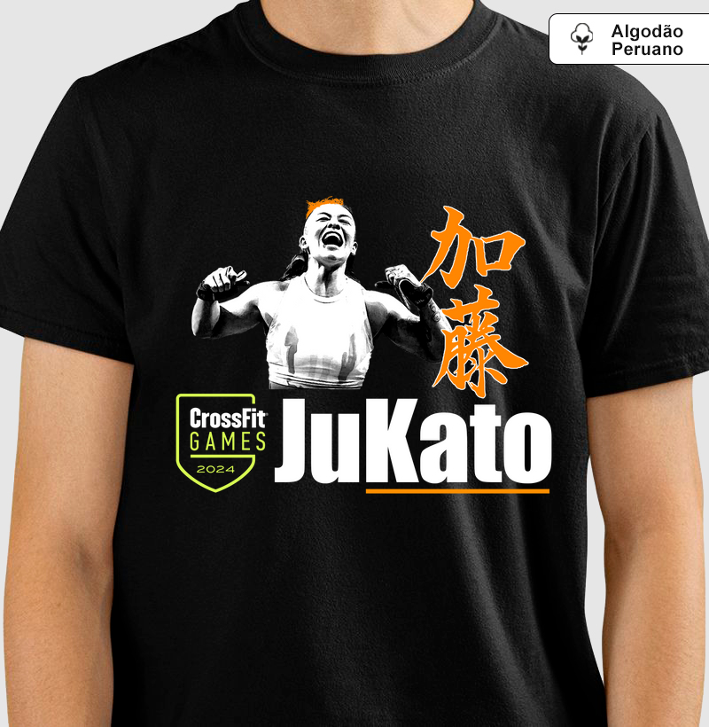 Camiseta algodão peruano preta
