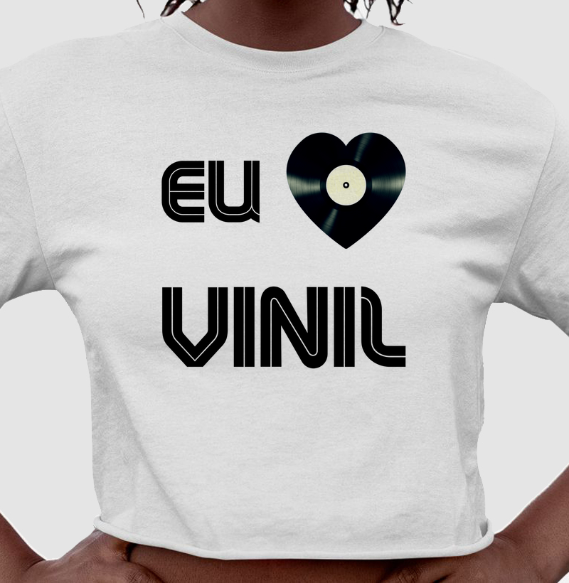 EU AMO VINIL - Preto