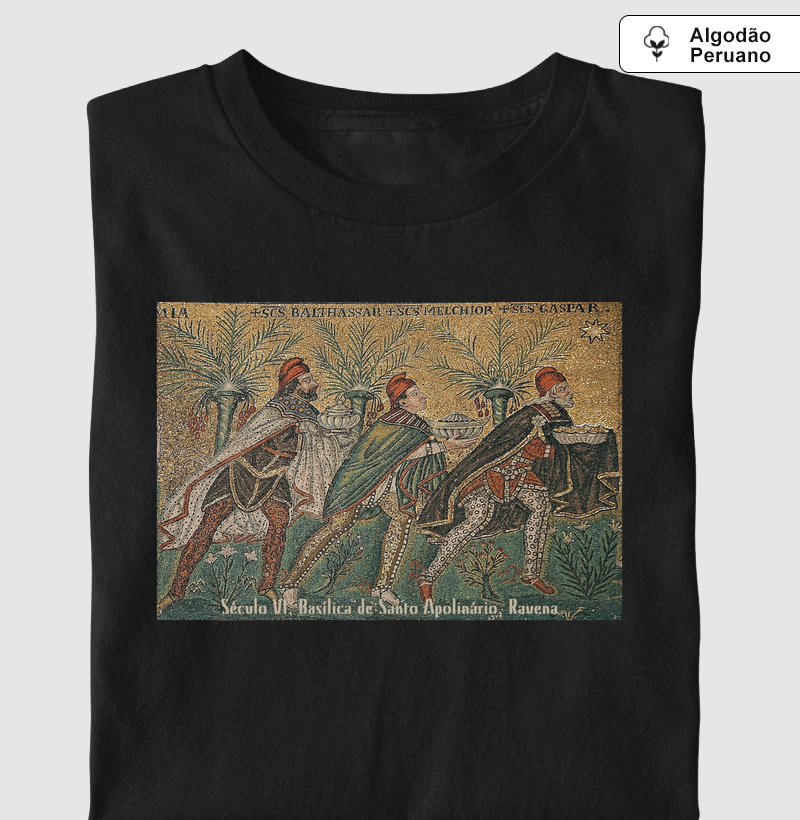 Camiseta Os Magos de Ravena: Arte Bizantina, Século VI