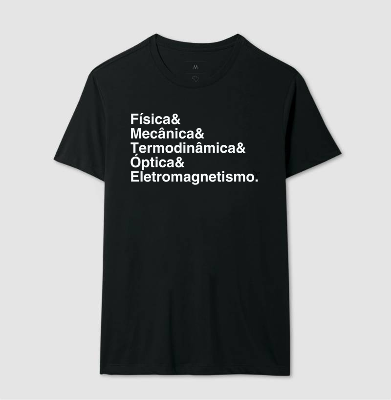 Camiseta Física Clássica