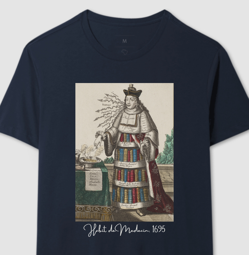 Camiseta O Médico Barroco: 1695