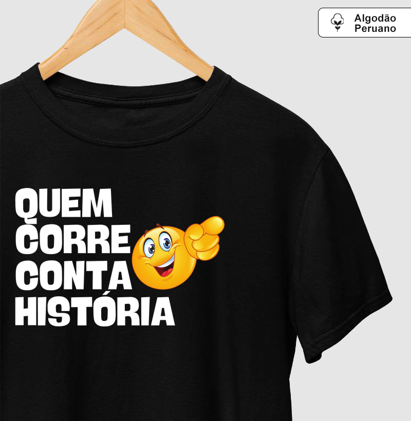 Quem Corre Conta História - emoji