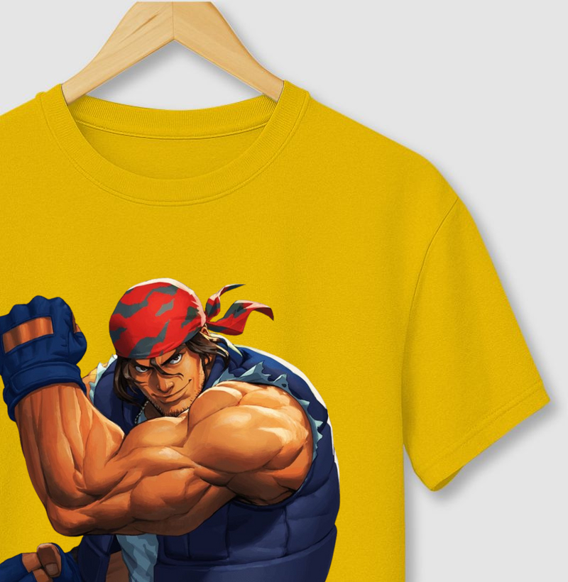 Camiseta Geek Ralf Jones The King of Fighters - KOF