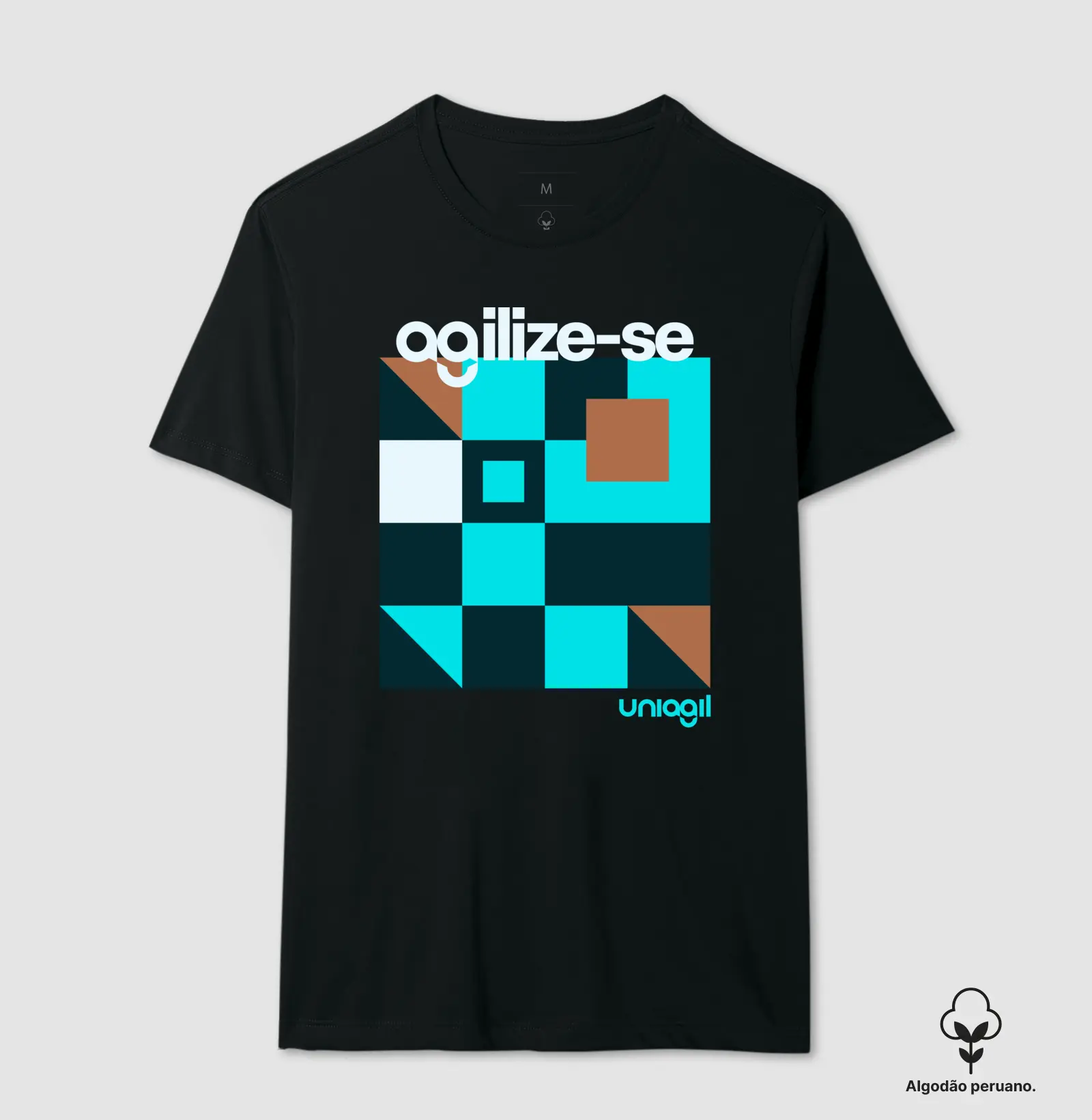 Camiseta em Algodão Peruano agilize-se 2.0