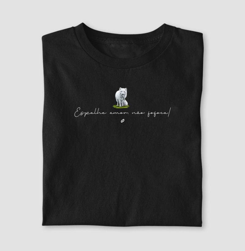 Raposa "ESPALHE AMOR, NÃO FOFOCA!" - Minimalista