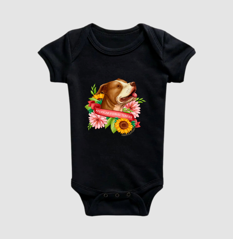 American Pit Bull Terrier flowers