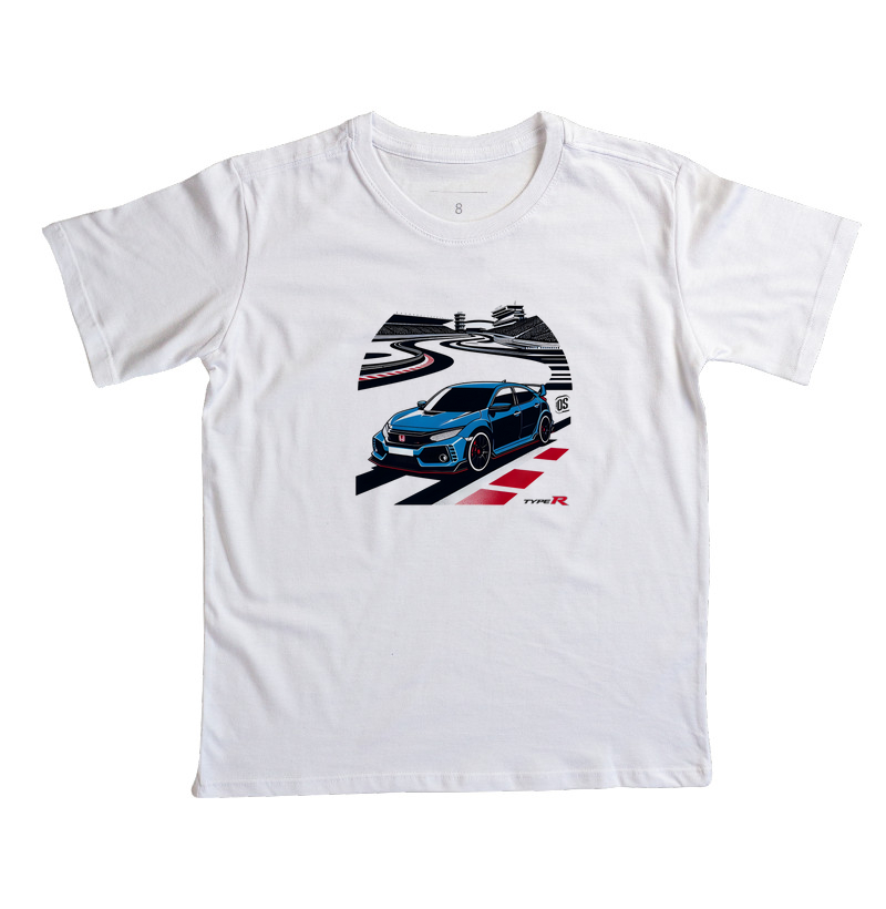 Camiseta Manga Curta Civic Type R Suzuka Infantil
