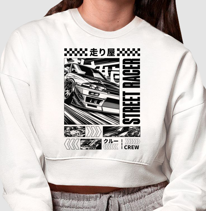 Cropped Moletom - Street Racer