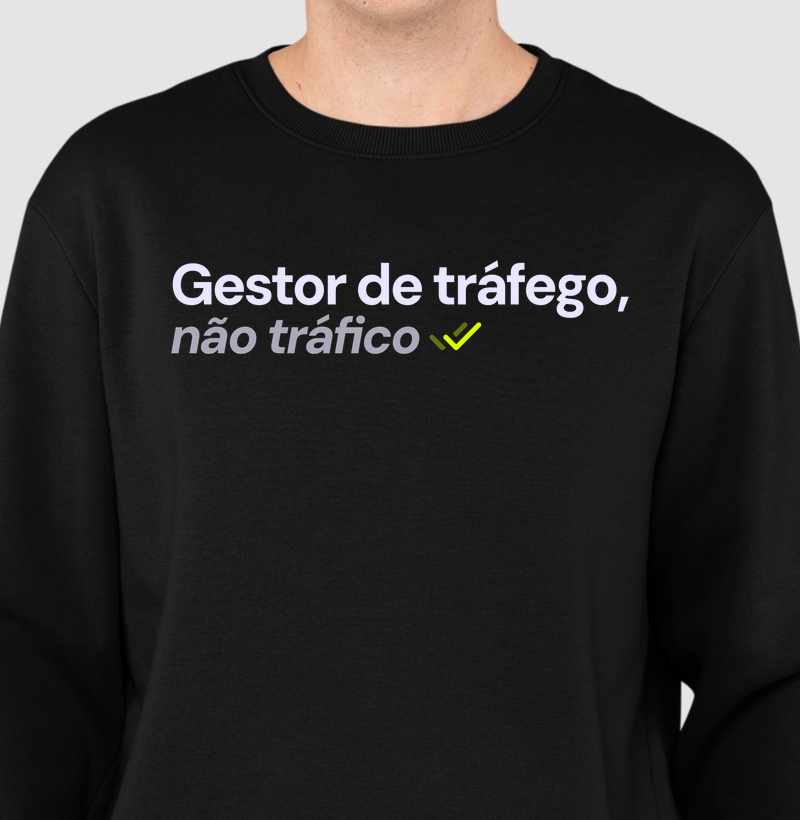 Gestor de tráfego, não confunda