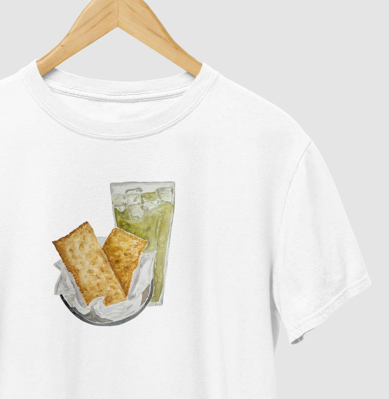 pastel com caldo de cana