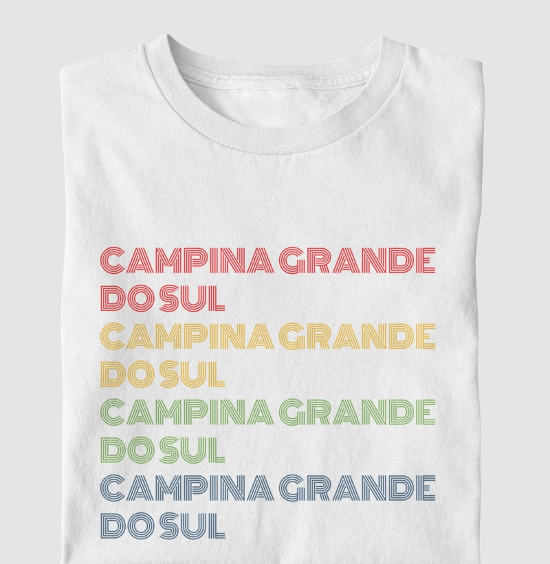 Campina Grande do Sul Letreiro Retrô