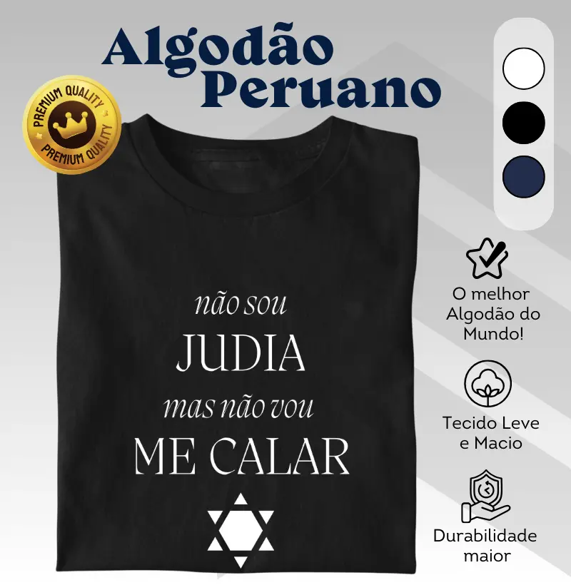 Não sou judia mas não vou me calar