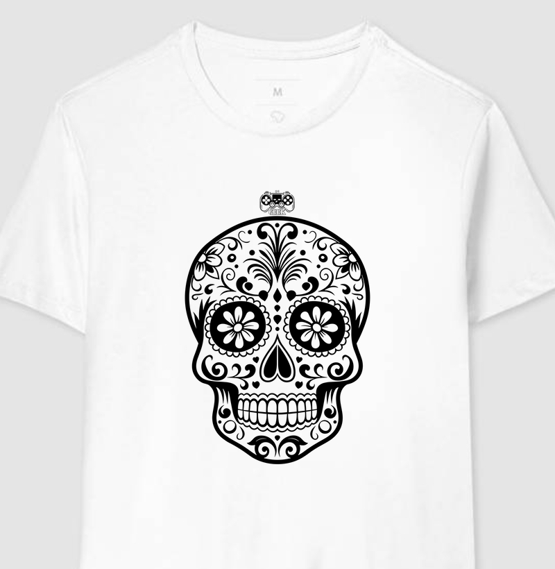 T-shirt - Skull Black or White art