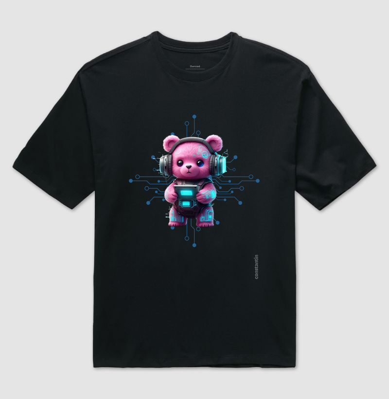 Urso tecnológico pink