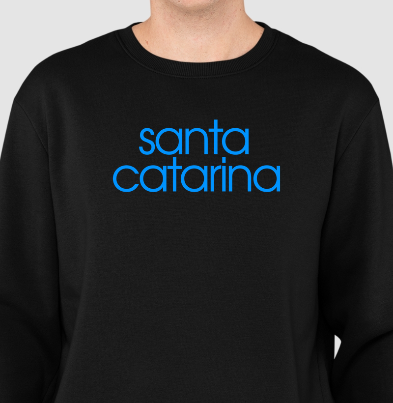 Santa Catarina Estampa Azul