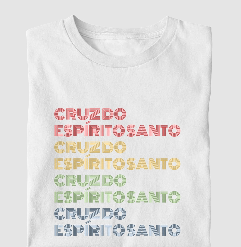 Cruz do Espírito Santo Letreiro Retrô