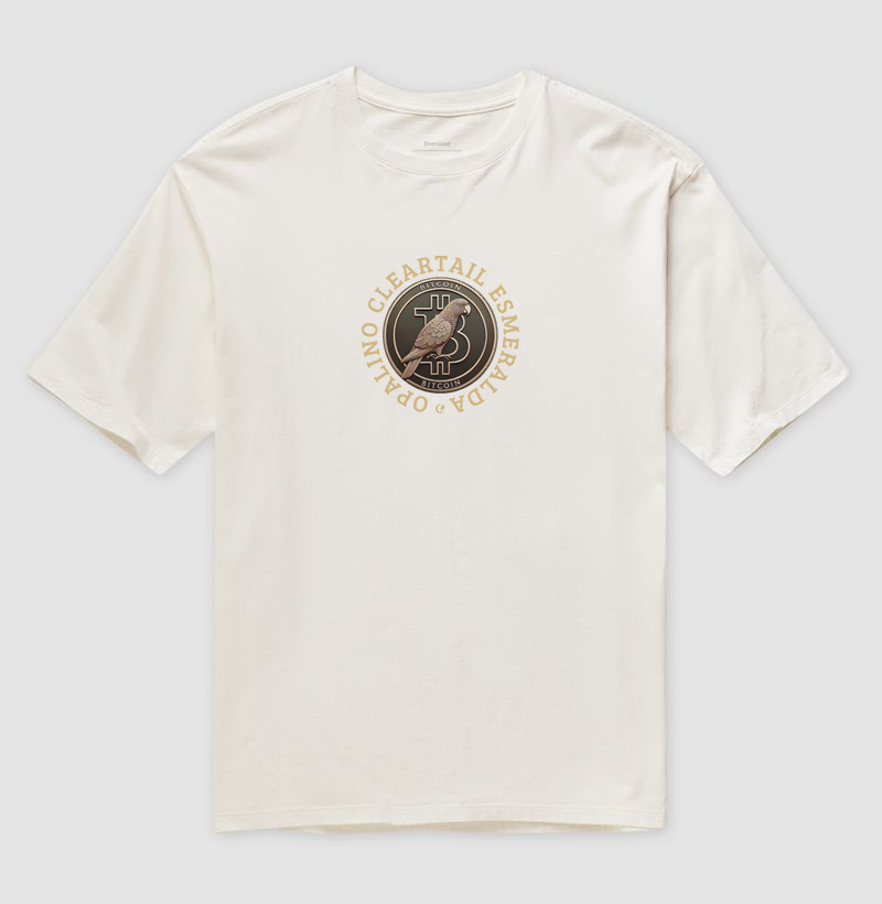 Camiseta Oversized - Opalino Cleartail Esmeralda