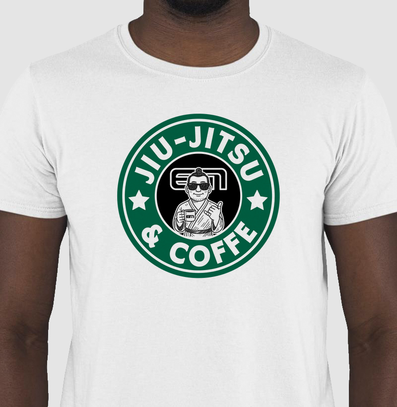 CAMISA JIU-JITSU E CAFÉ