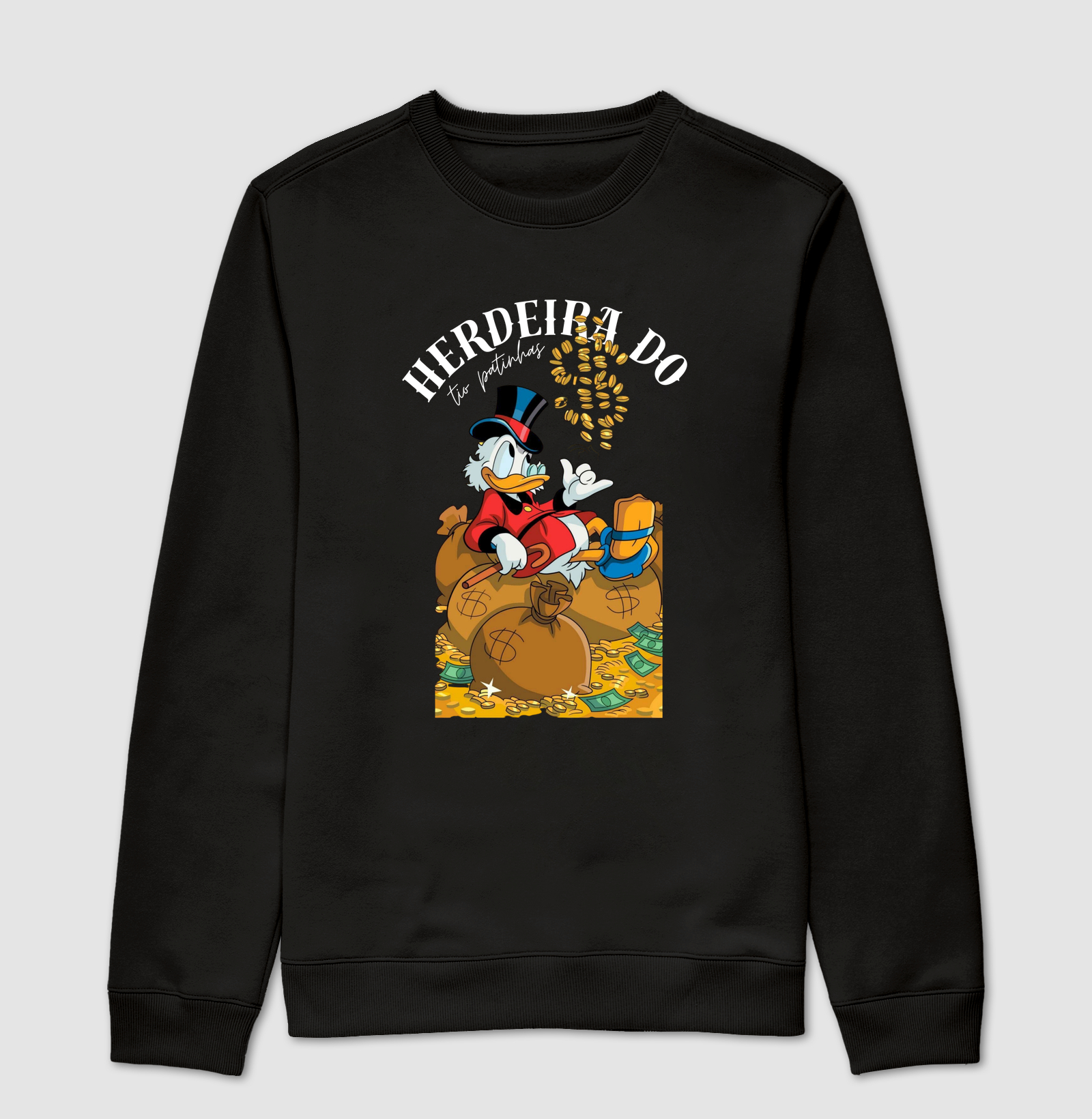 Herdeira do Tio Patinhas - Letra branca