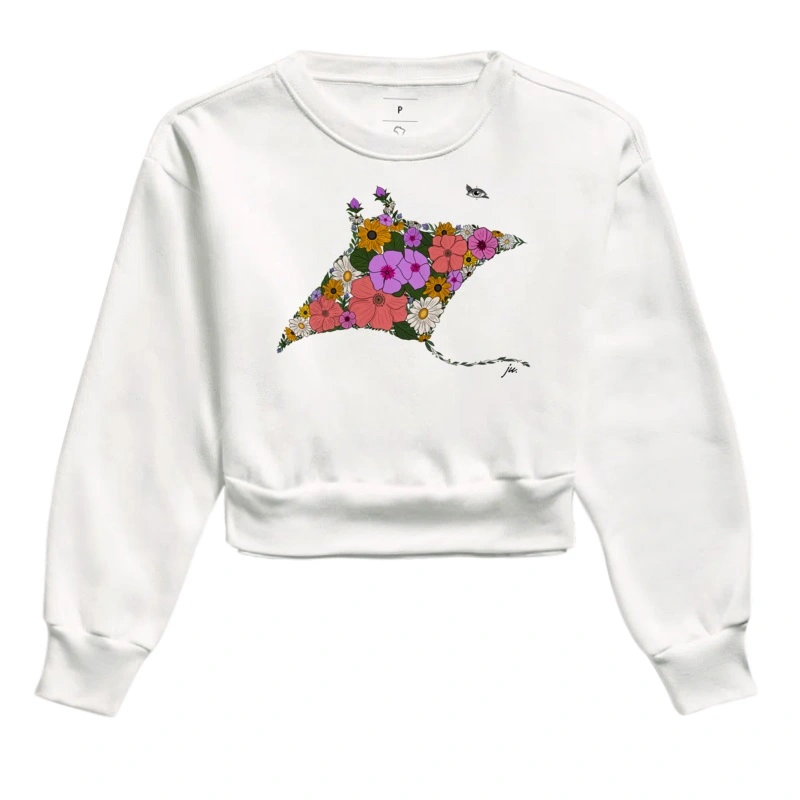 Moletom Cropped - Arraia Floral
