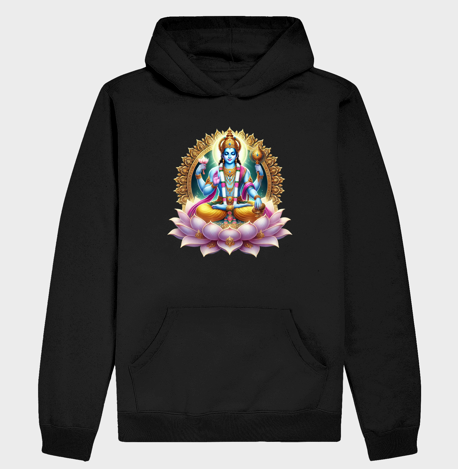 Senhor Vishnu e a Flor de Lotus
