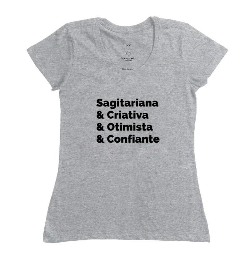 SAGITARIANA e CRIATIVA e OTIMISTA e CONFIANTE