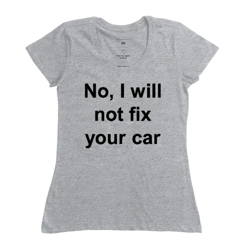 camiseta frases divertidas (inglês) verão car