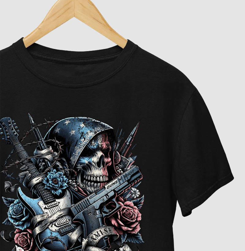 Guitar gun Skull