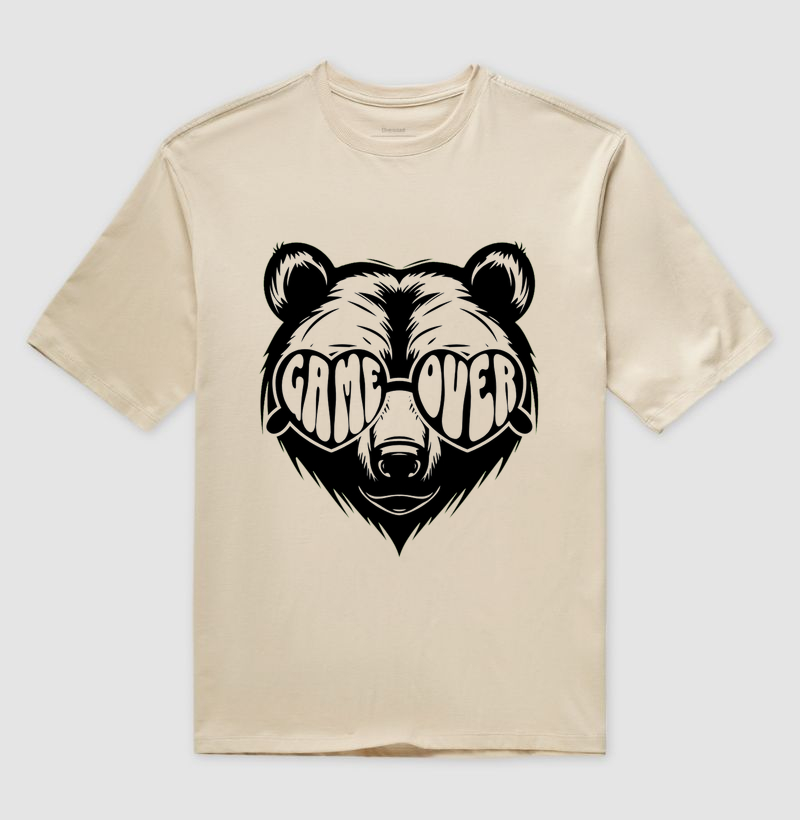 Oversized Urso Game Over (V. Black)